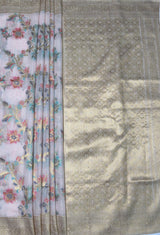 MIMOSA Saree Saree — pallu and zari work detail