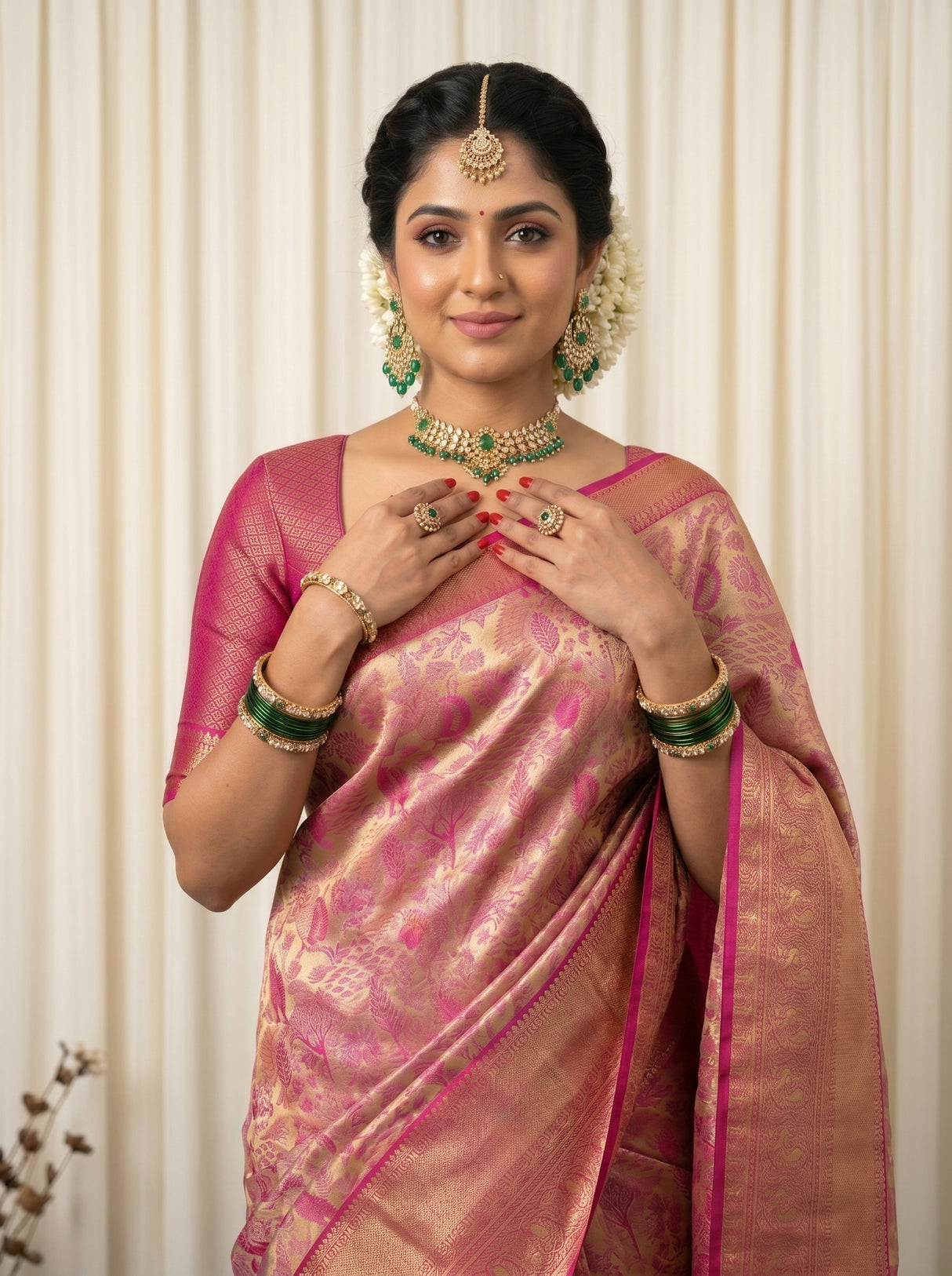 MIMOSA Saree Saree — pose 10 styling detail