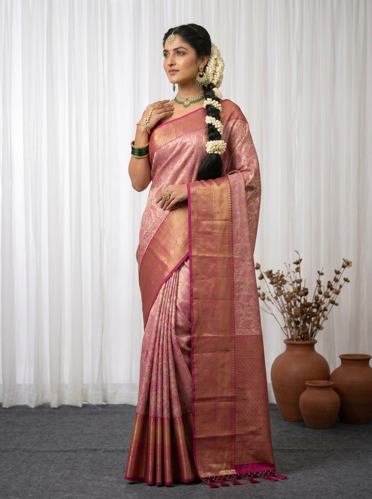 MIMOSA Saree Saree — pose 5 styling detail