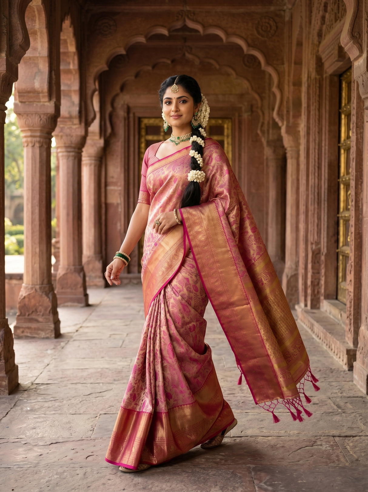 MIMOSA Saree Saree — pose 6 styling detail
