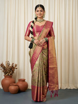 MIMOSA Saree Saree — front view on mannequin