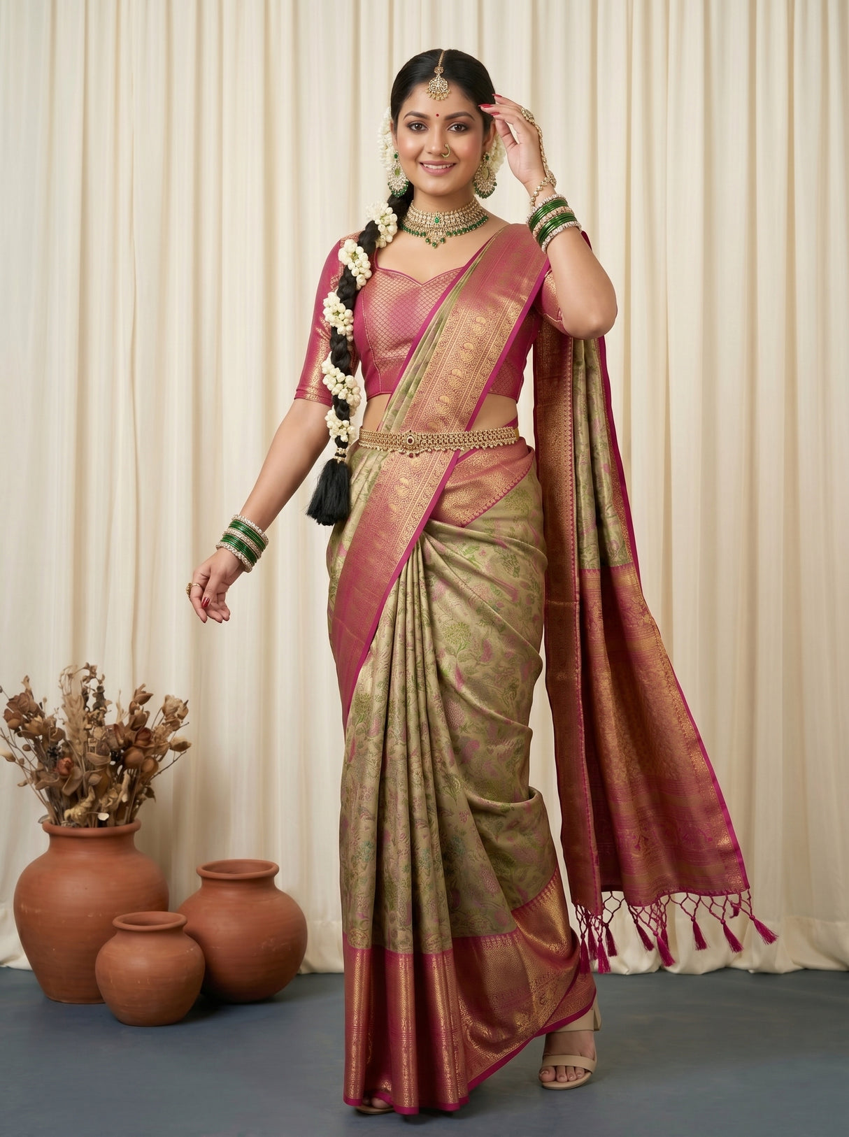 MIMOSA Saree Saree — pose 9 styling detail