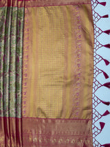 MIMOSA Saree Saree — pallu and zari work detail