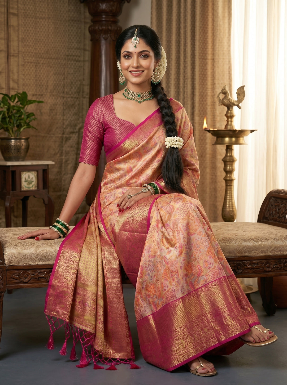 MIMOSA Saree Saree — pose 8 styling detail