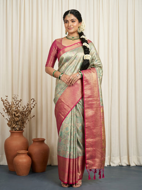 MIMOSA Saree Saree — front view on mannequin