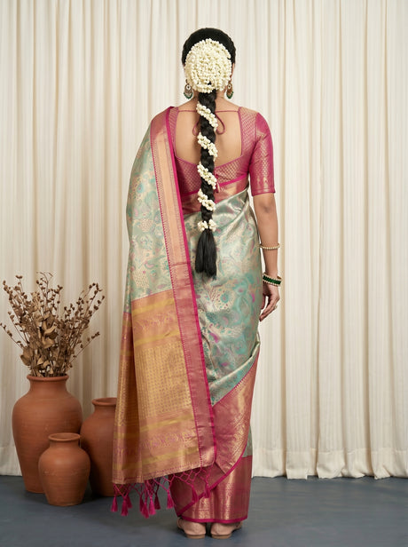 MIMOSA Saree Saree — pose 2 styling detail