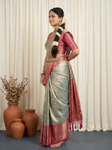 MIMOSA Saree Saree — pose 3 styling detail