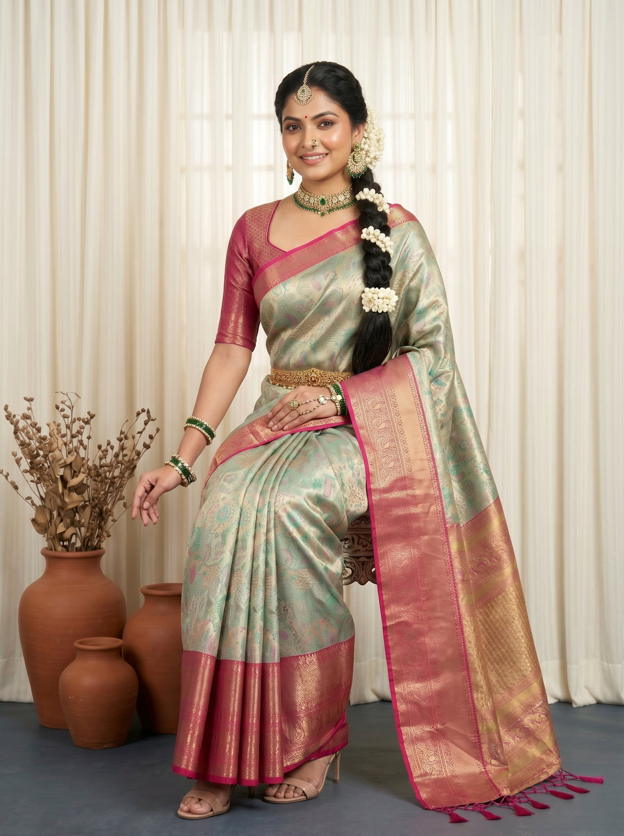 MIMOSA Saree Saree — pose 8 styling detail