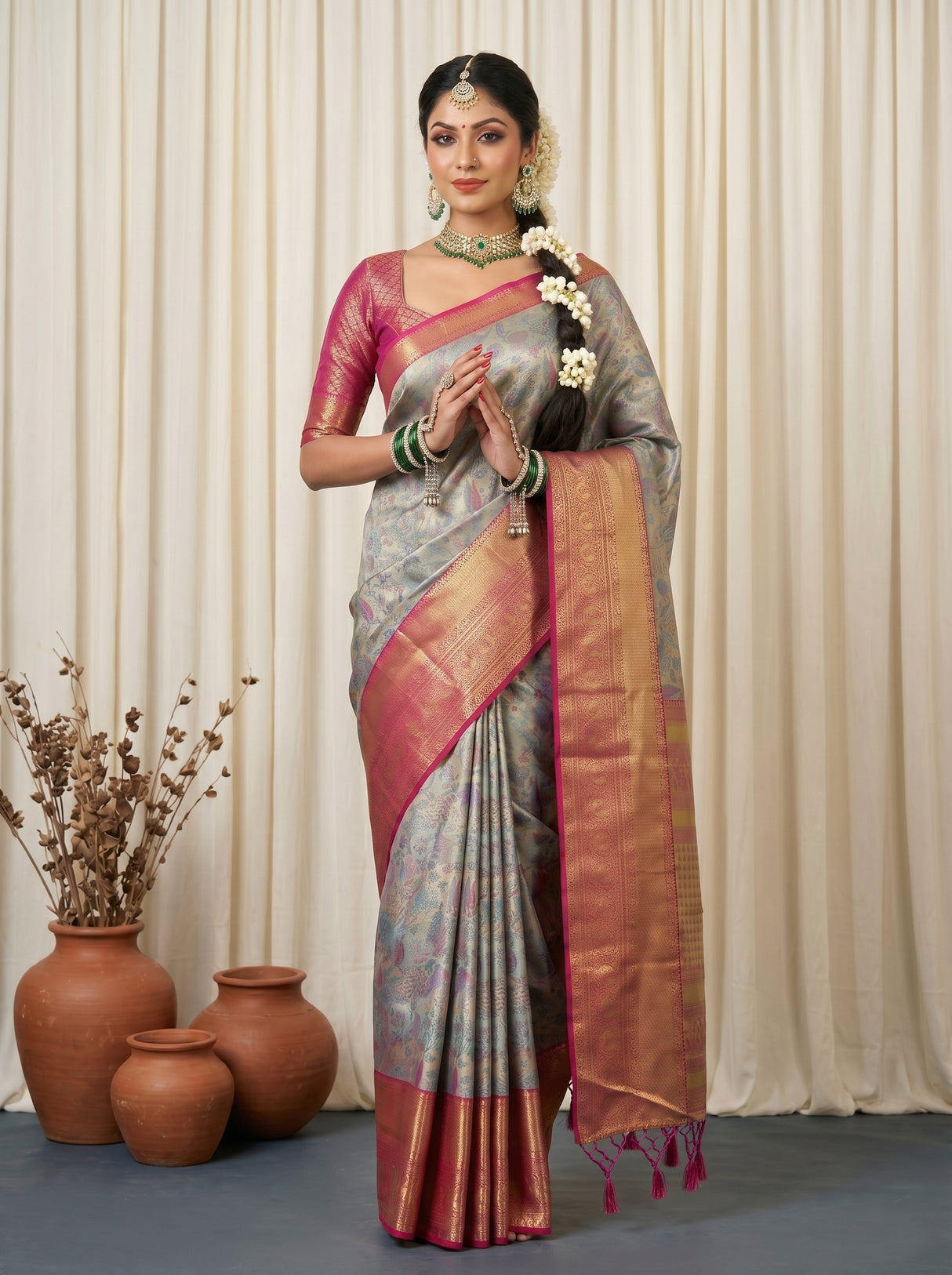MIMOSA Saree Saree — pose 10 styling detail