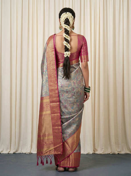 MIMOSA Saree Saree — pose 2 styling detail
