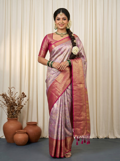 MIMOSA Saree Saree — front view on mannequin
