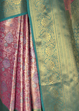 MIMOSA Gajari Kanjivaram Art Silk Saree — fleets shot full lifestyle