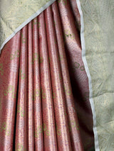 MIMOSA Maroon Kanjivaram Art Silk Saree — fleets shot full lifestyle
