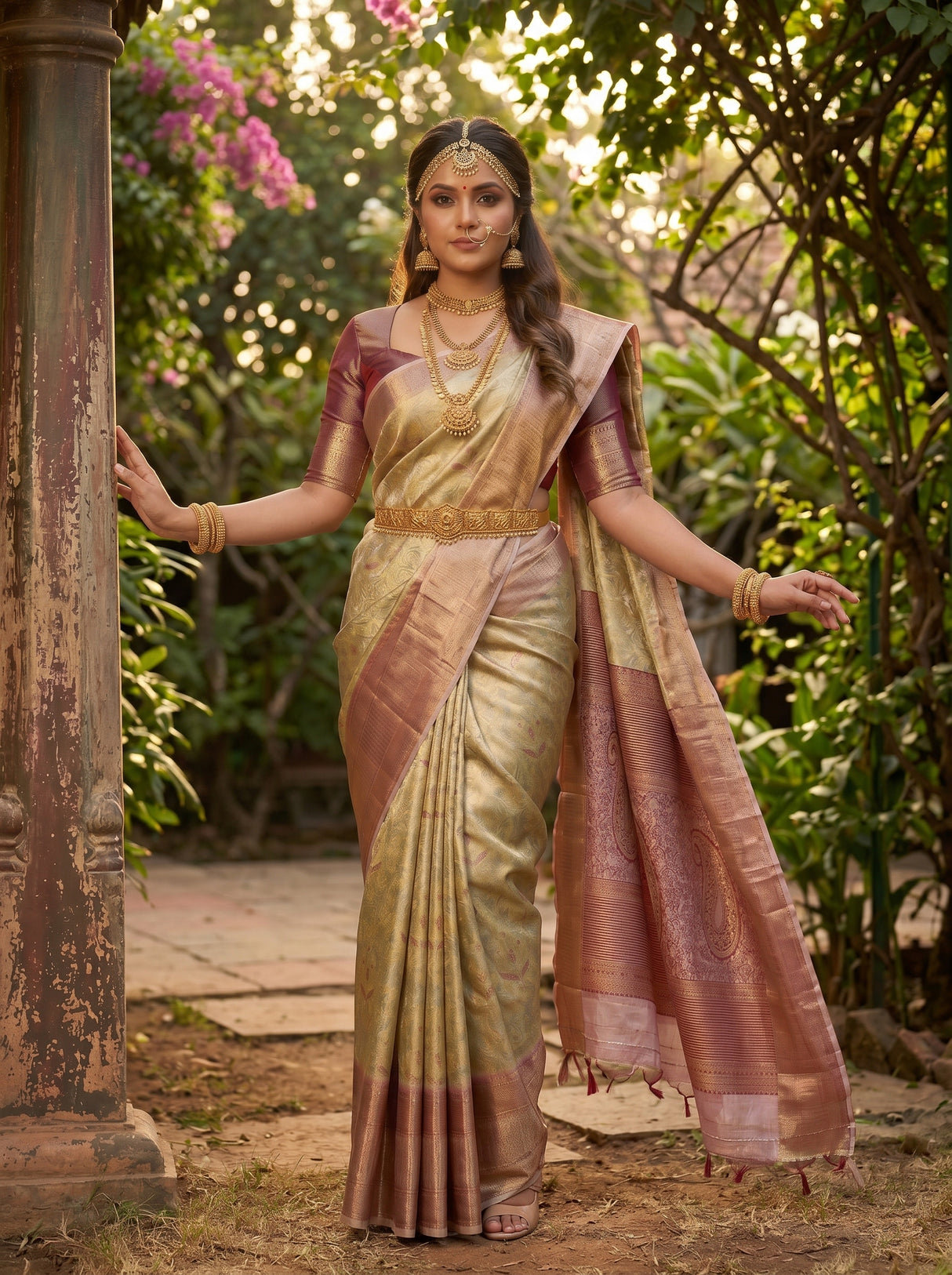 MIMOSA Saree Saree — pose 9 styling detail