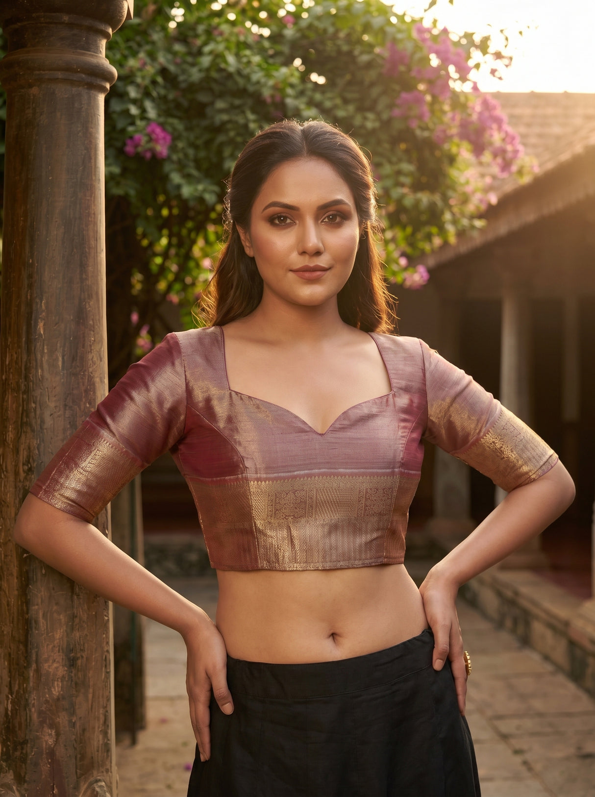 MIMOSA Saree Saree — blouse close-up