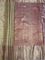 MIMOSA Saree Saree — pallu and zari work detail