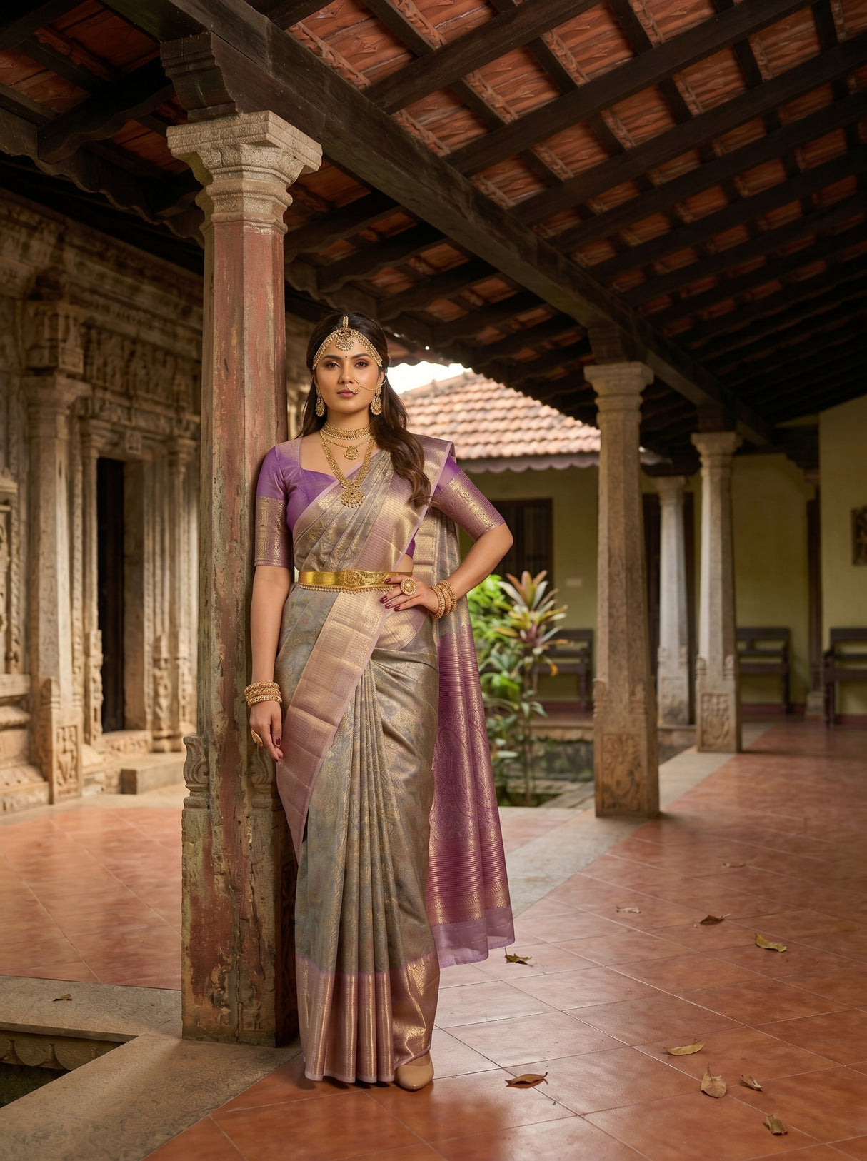 MIMOSA Saree Saree — pose 4 styling detail
