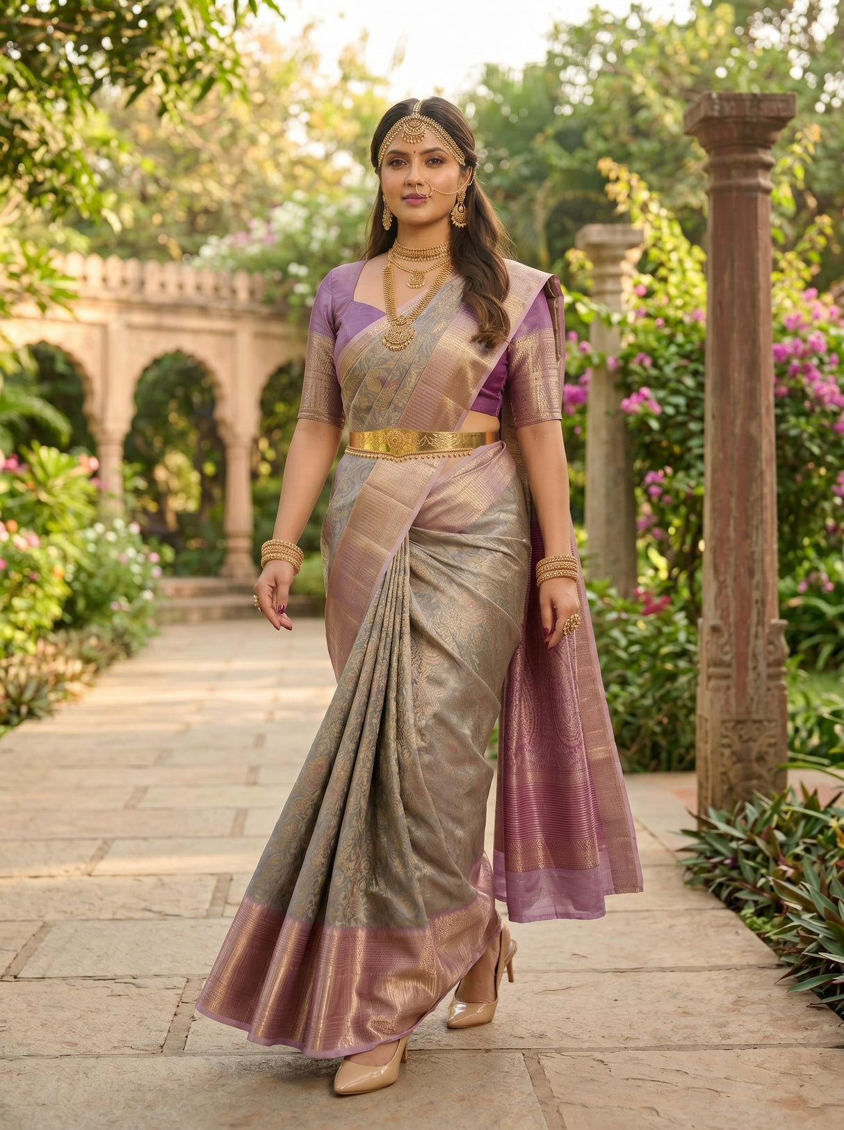 MIMOSA Saree Saree — pose 6 styling detail