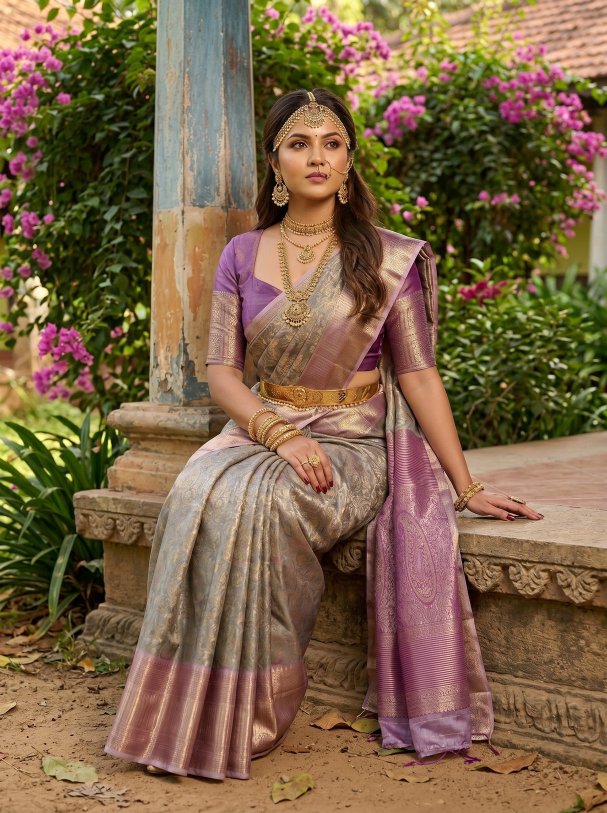 MIMOSA Saree Saree — pose 8 styling detail