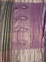 MIMOSA Saree Saree — pallu and zari work detail