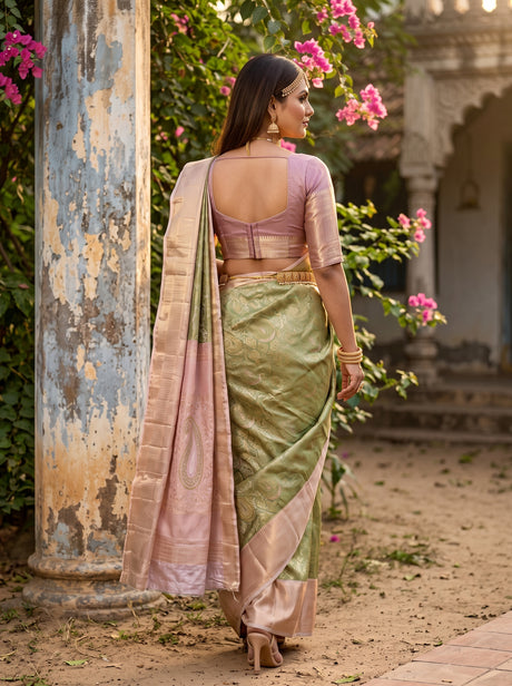 MIMOSA Saree Saree — pose 2 styling detail
