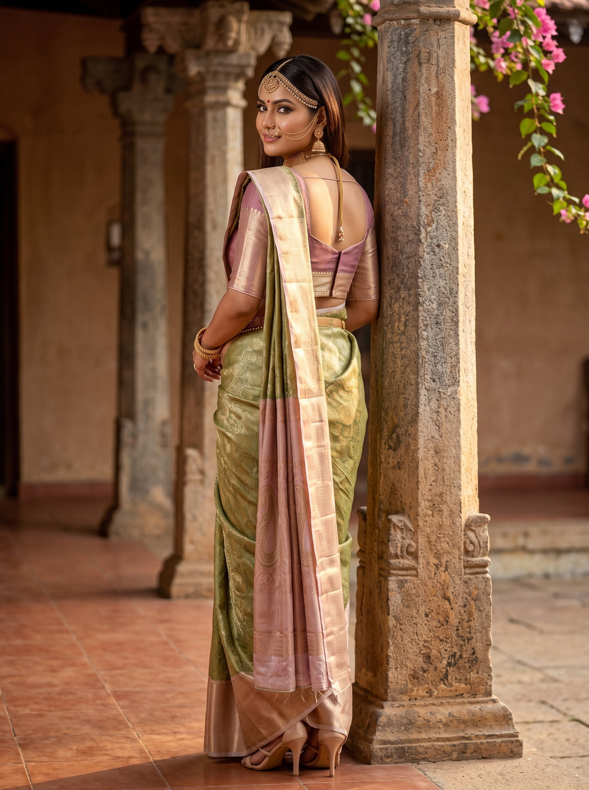 MIMOSA Saree Saree — pose 7 styling detail