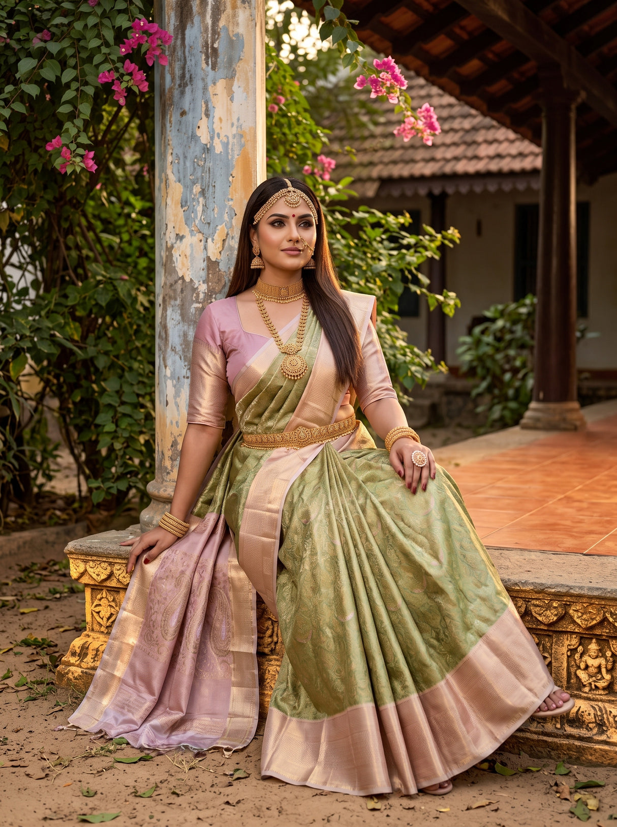 MIMOSA Saree Saree — pose 8 styling detail