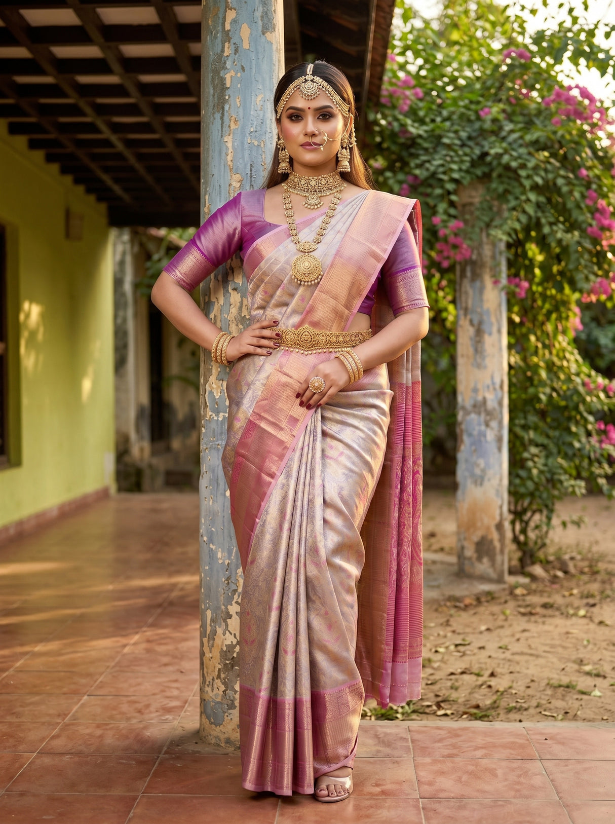 MIMOSA Saree Saree — pose 4 styling detail