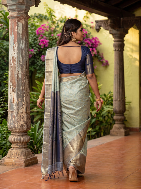 MIMOSA Saree Saree — pose 2 styling detail