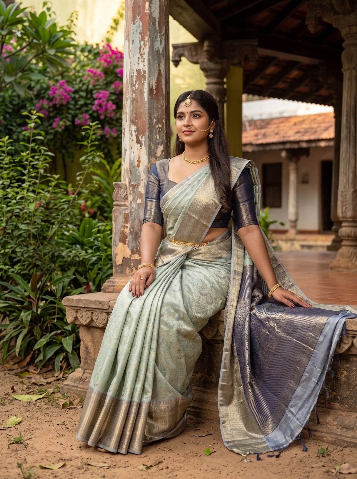 MIMOSA Saree Saree — pose 8 styling detail