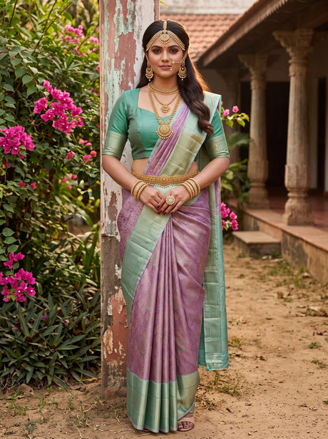MIMOSA Saree Saree — front view on mannequin