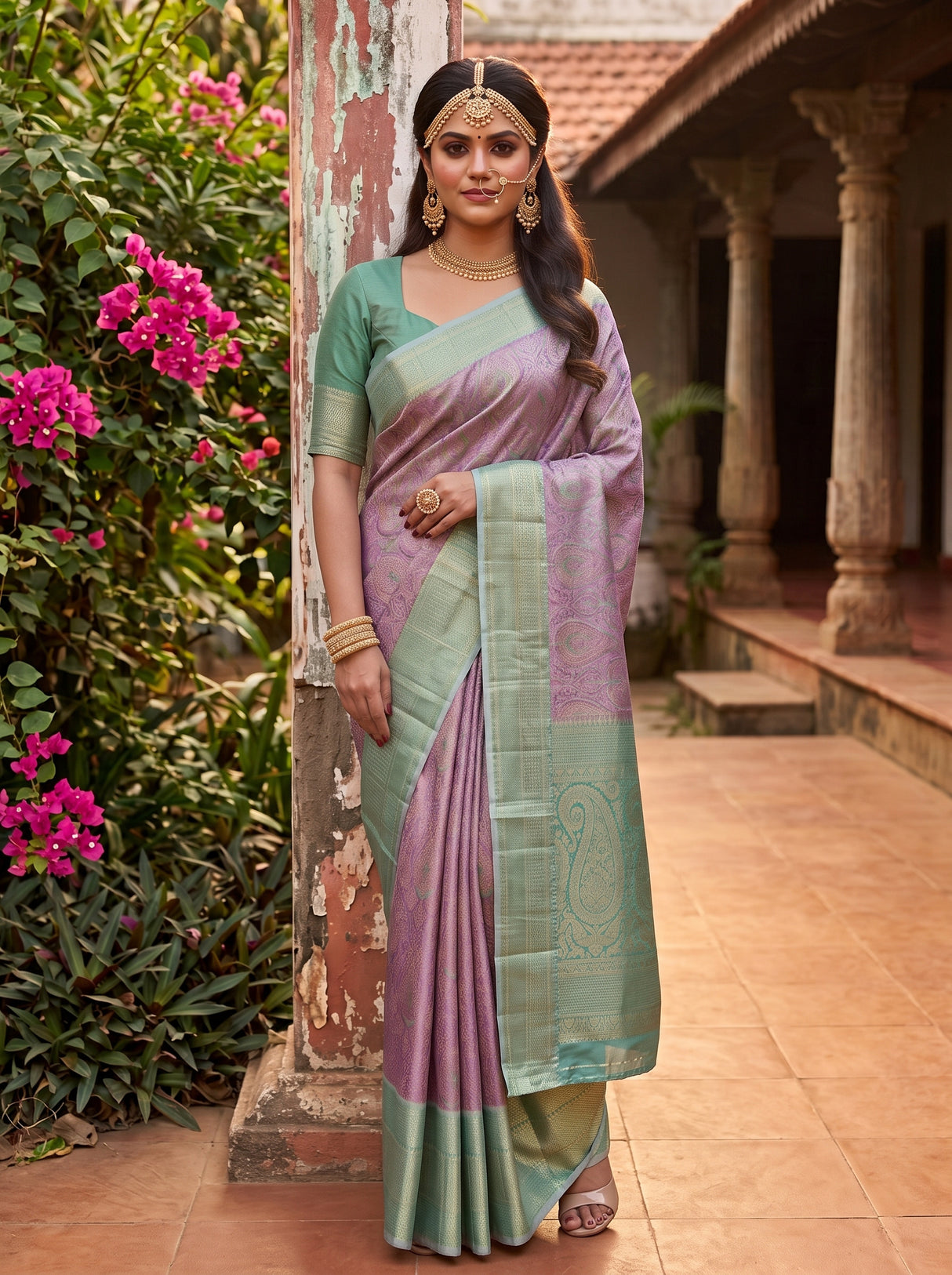 MIMOSA Saree Saree — pose 4 styling detail