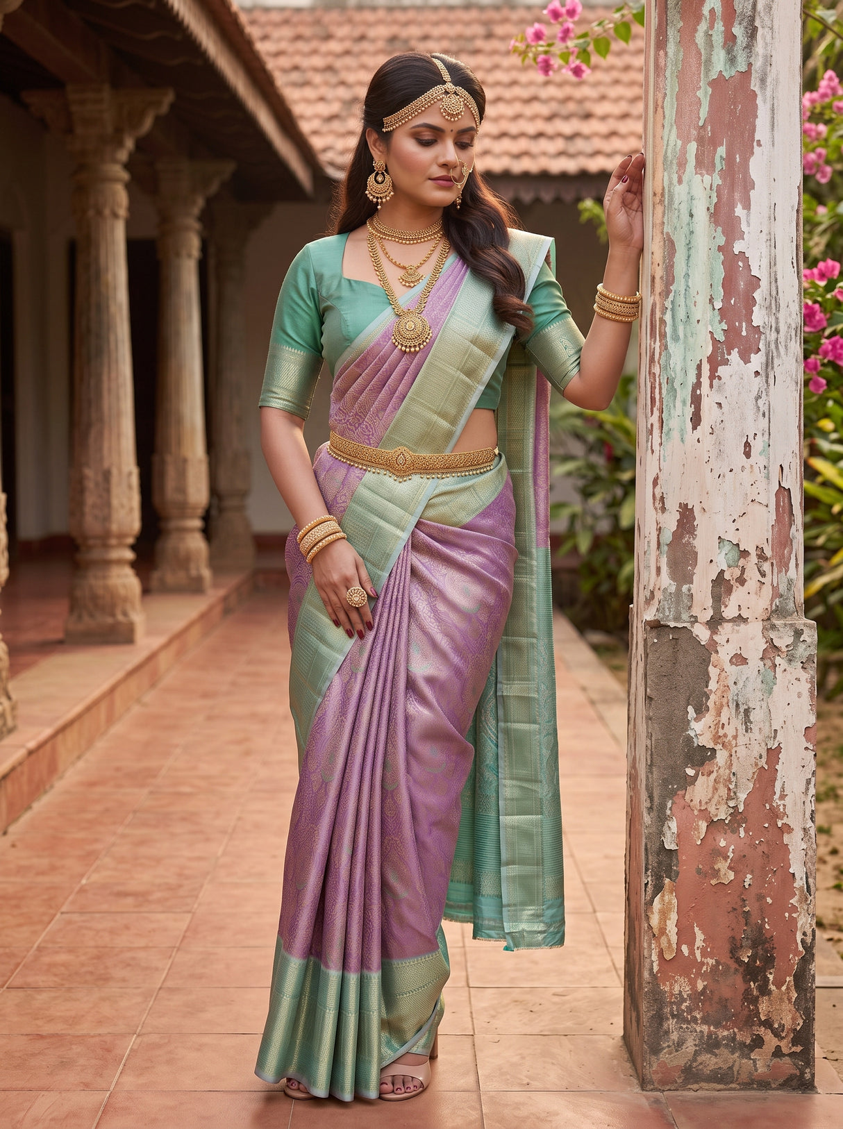 MIMOSA Saree Saree — pose 5 styling detail