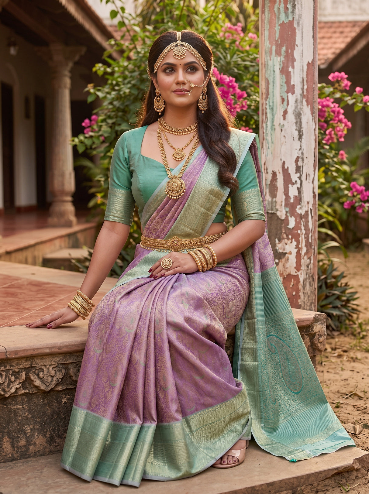 MIMOSA Saree Saree — pose 8 styling detail