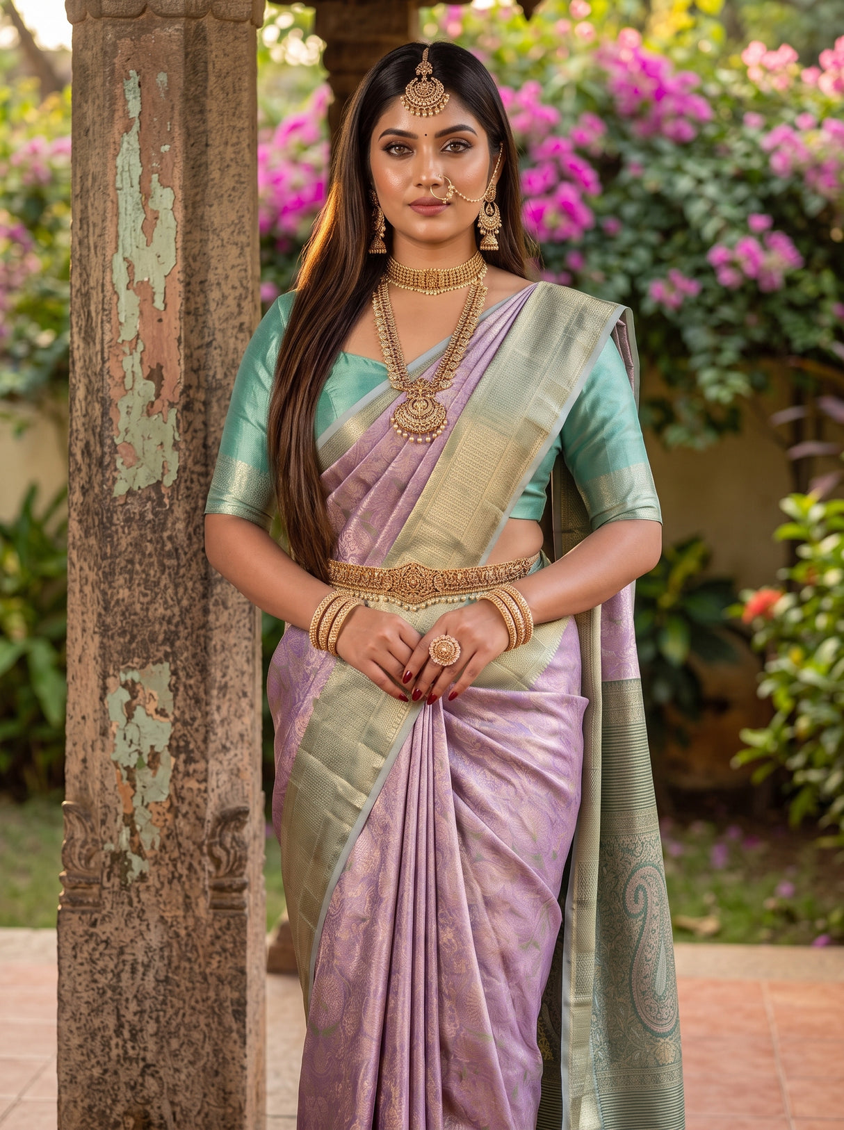 MIMOSA Saree Saree — pose 10 styling detail