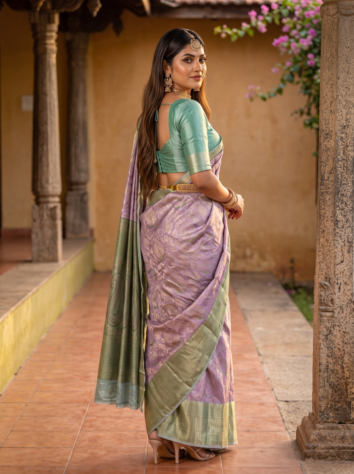 MIMOSA Saree Saree — pose 7 styling detail