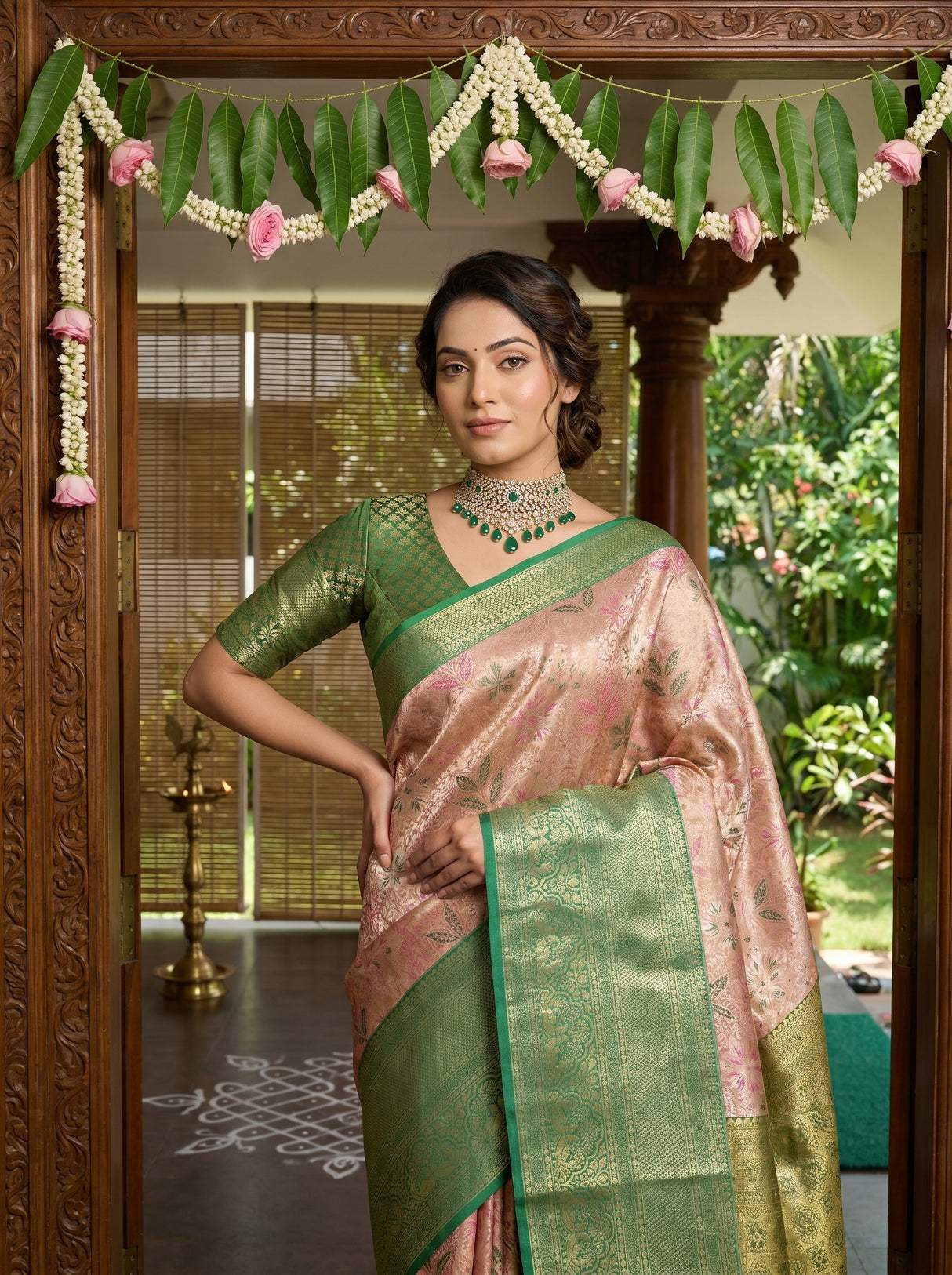 MIMOSA Saree Saree — pose 10 styling detail