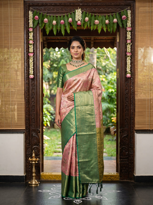 MIMOSA Saree Saree — front view on mannequin