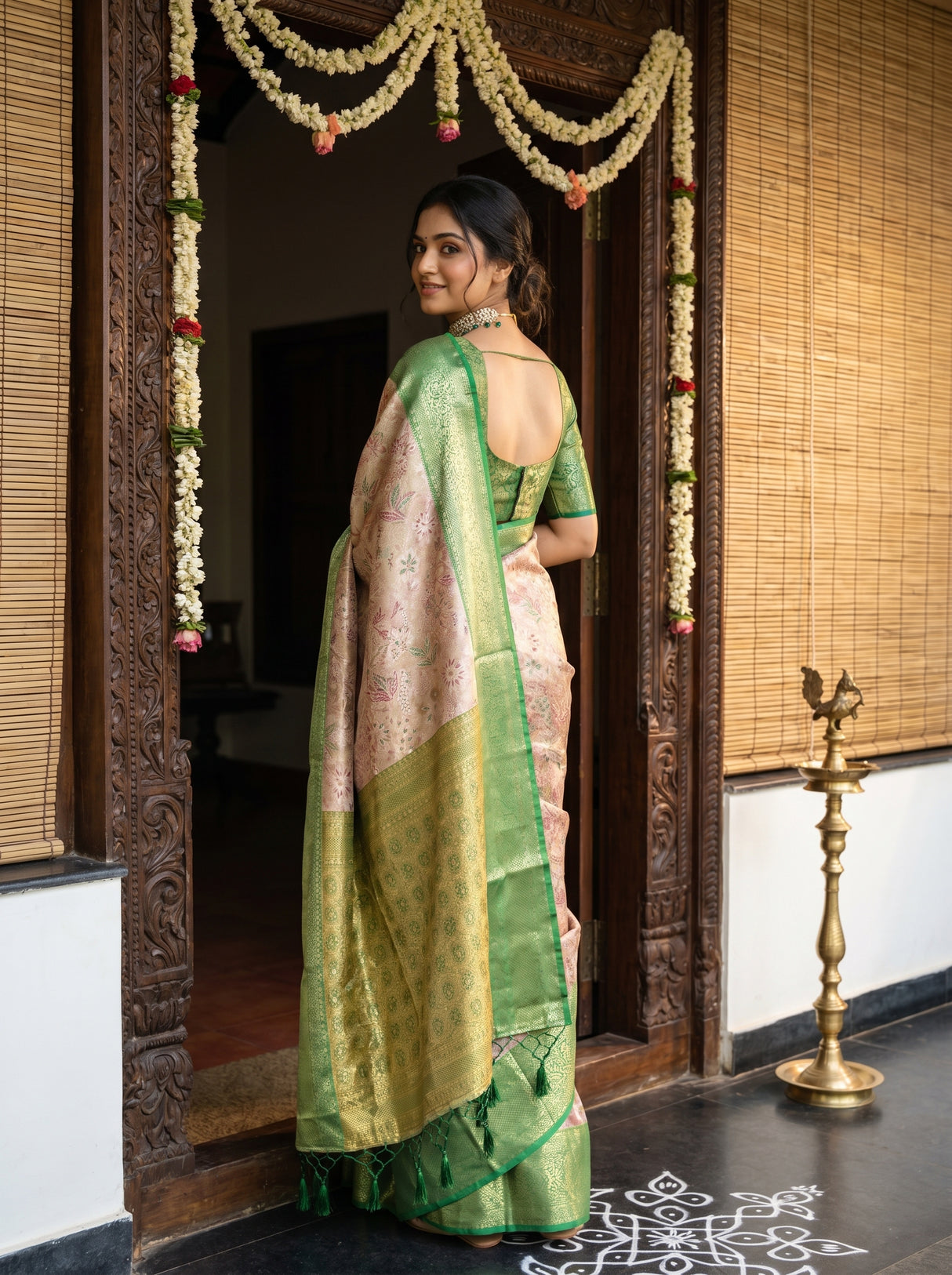 MIMOSA Saree Saree — pose 9 styling detail