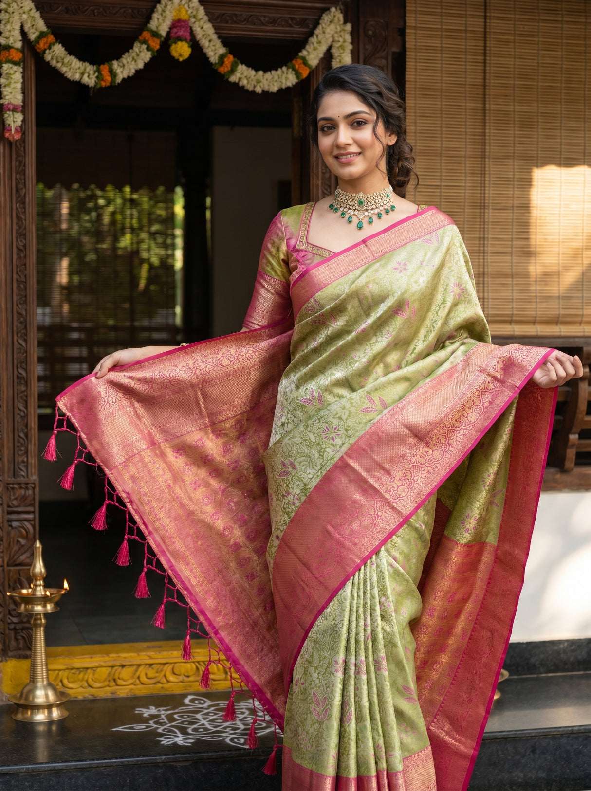 MIMOSA Saree Saree — pose 6 styling detail