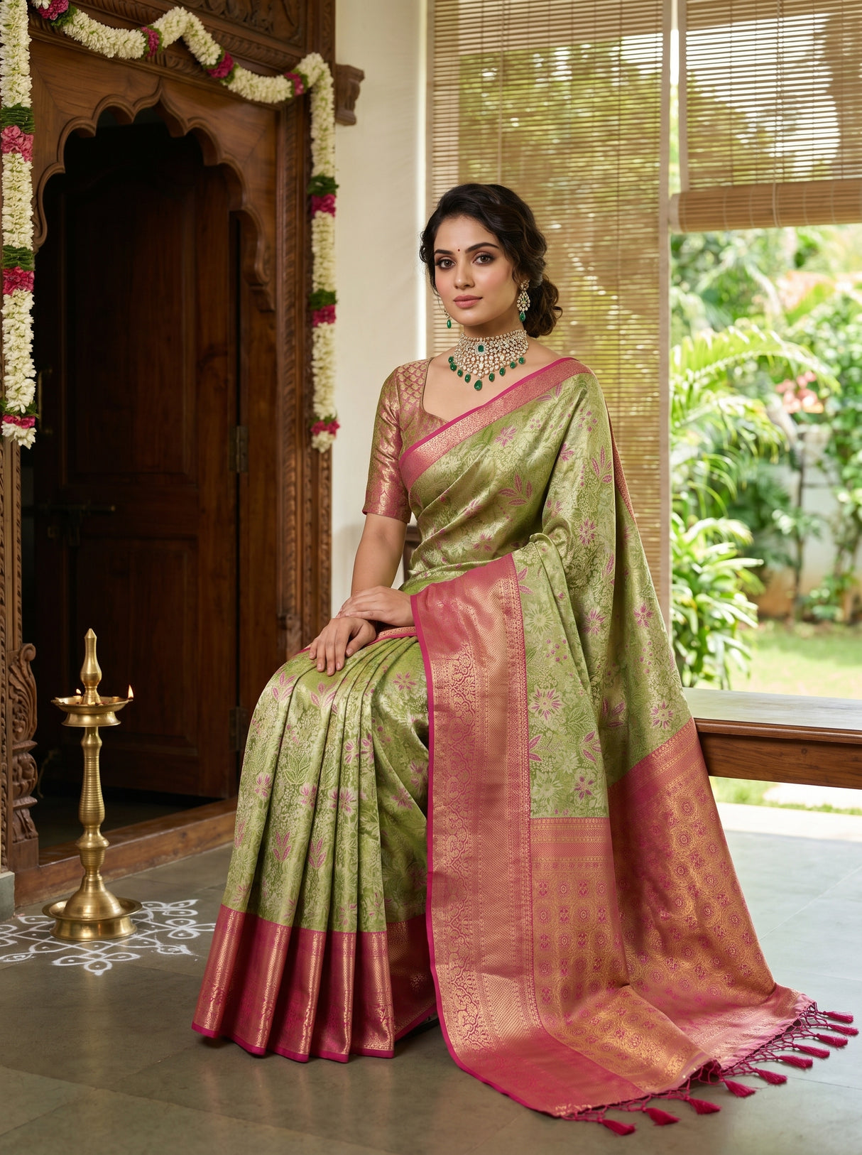MIMOSA Saree Saree — pose 8 styling detail