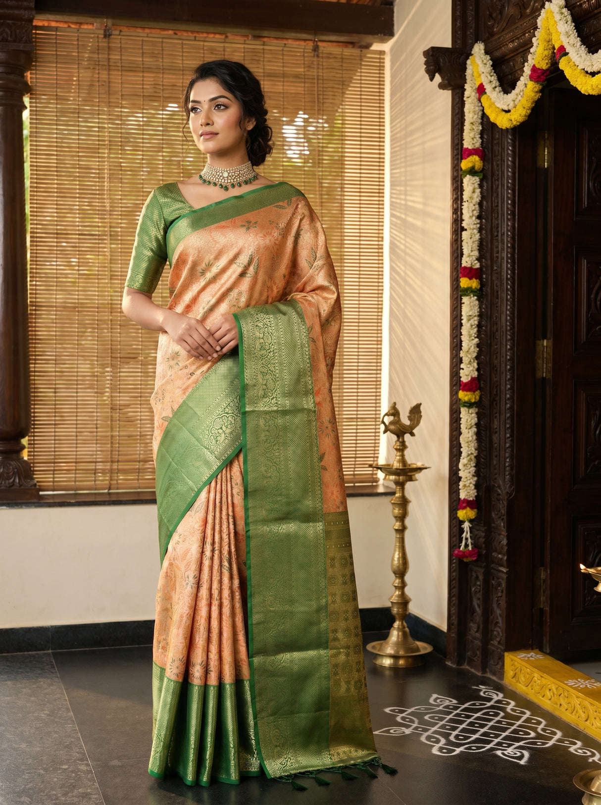 MIMOSA Saree Saree — front view on mannequin