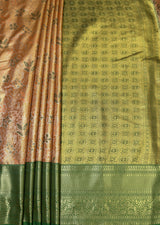 MIMOSA Saree Saree — pallu and zari work detail