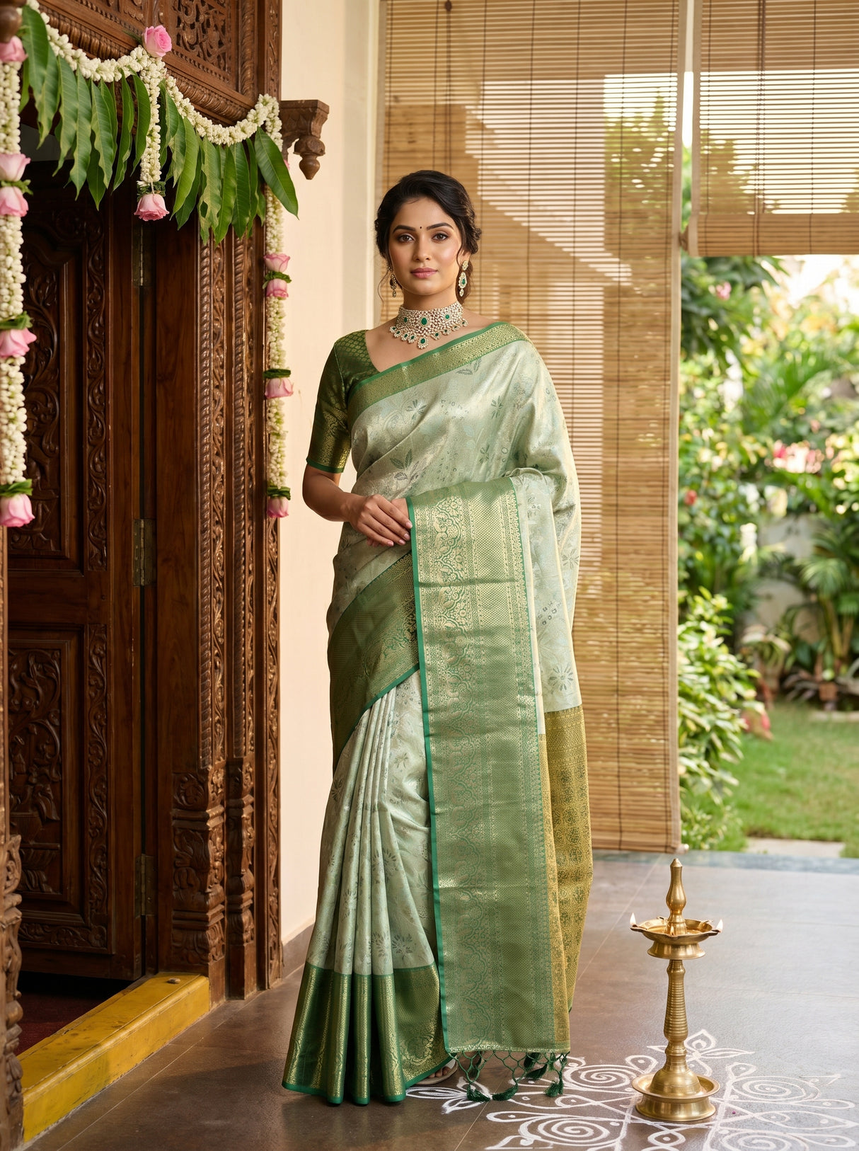MIMOSA Saree Saree — front view on mannequin