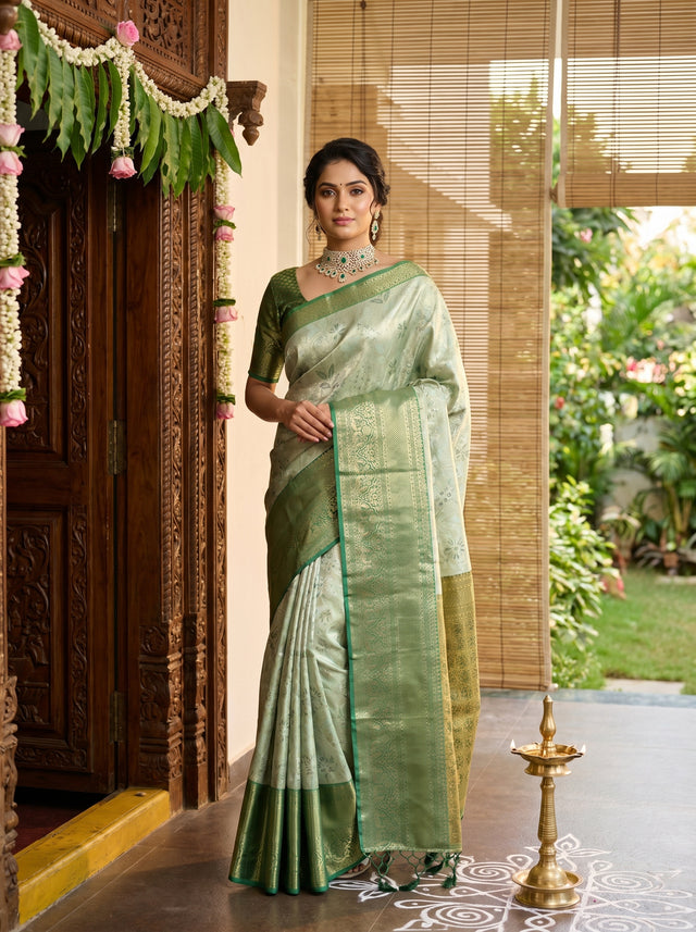 MIMOSA Saree Saree — front view on mannequin