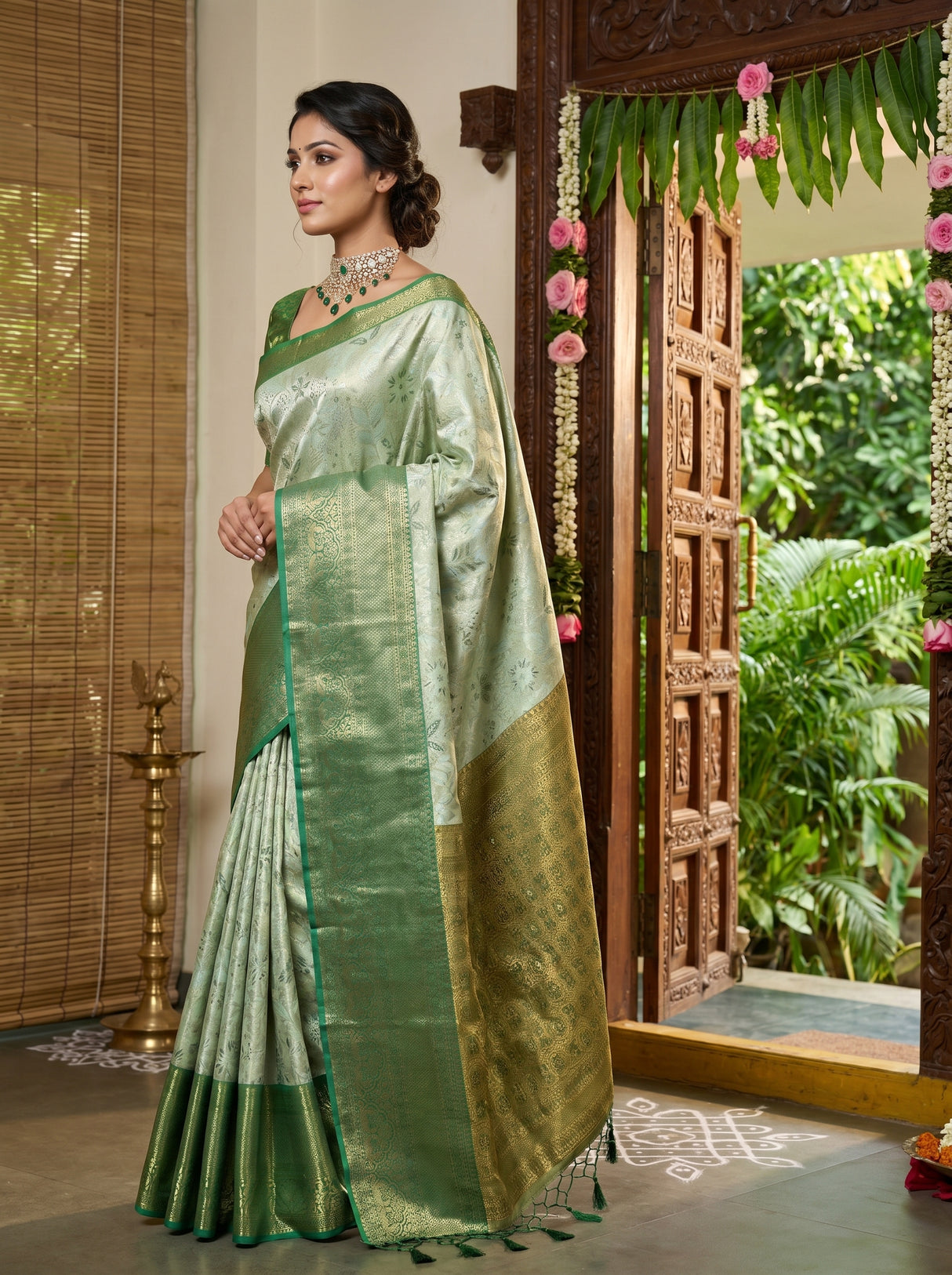 MIMOSA Saree Saree — pose 3 styling detail