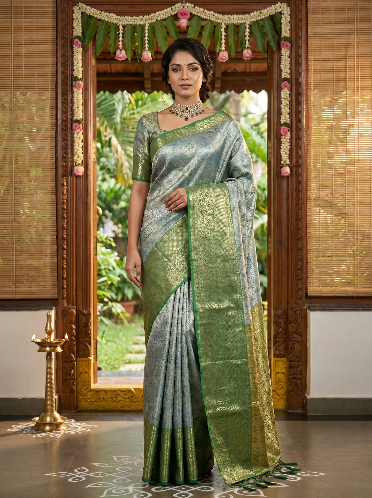 MIMOSA Saree Saree — front view on mannequin