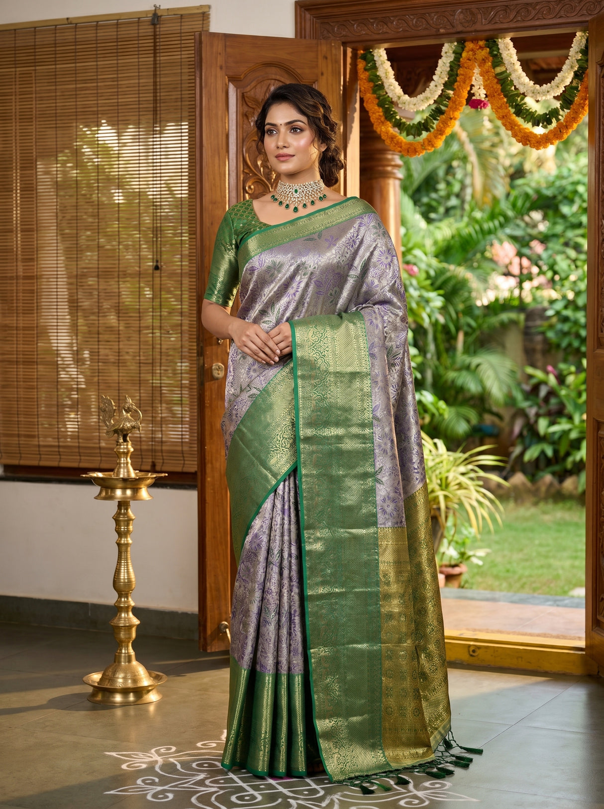 MIMOSA Saree Saree — front view on mannequin