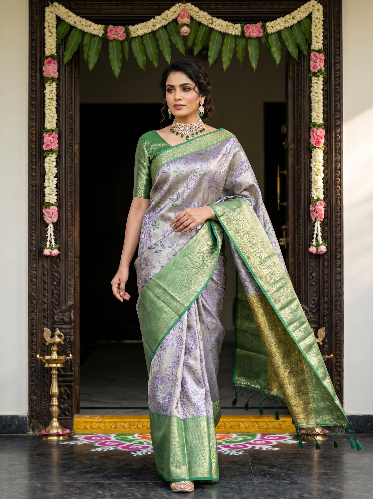 MIMOSA Saree Saree — pose 7 styling detail