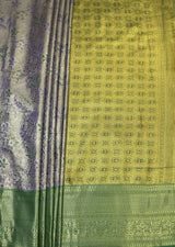 MIMOSA Saree Saree — pallu and zari work detail